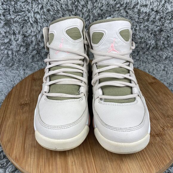 Nike Air Jordan Flight Club 91 GS Sneakers Shoes Size 5.5 Y 555333-101 - Picture 8 of 10